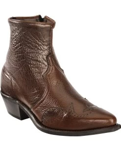 Abilene Men's 7" Wingtip Zip Boots