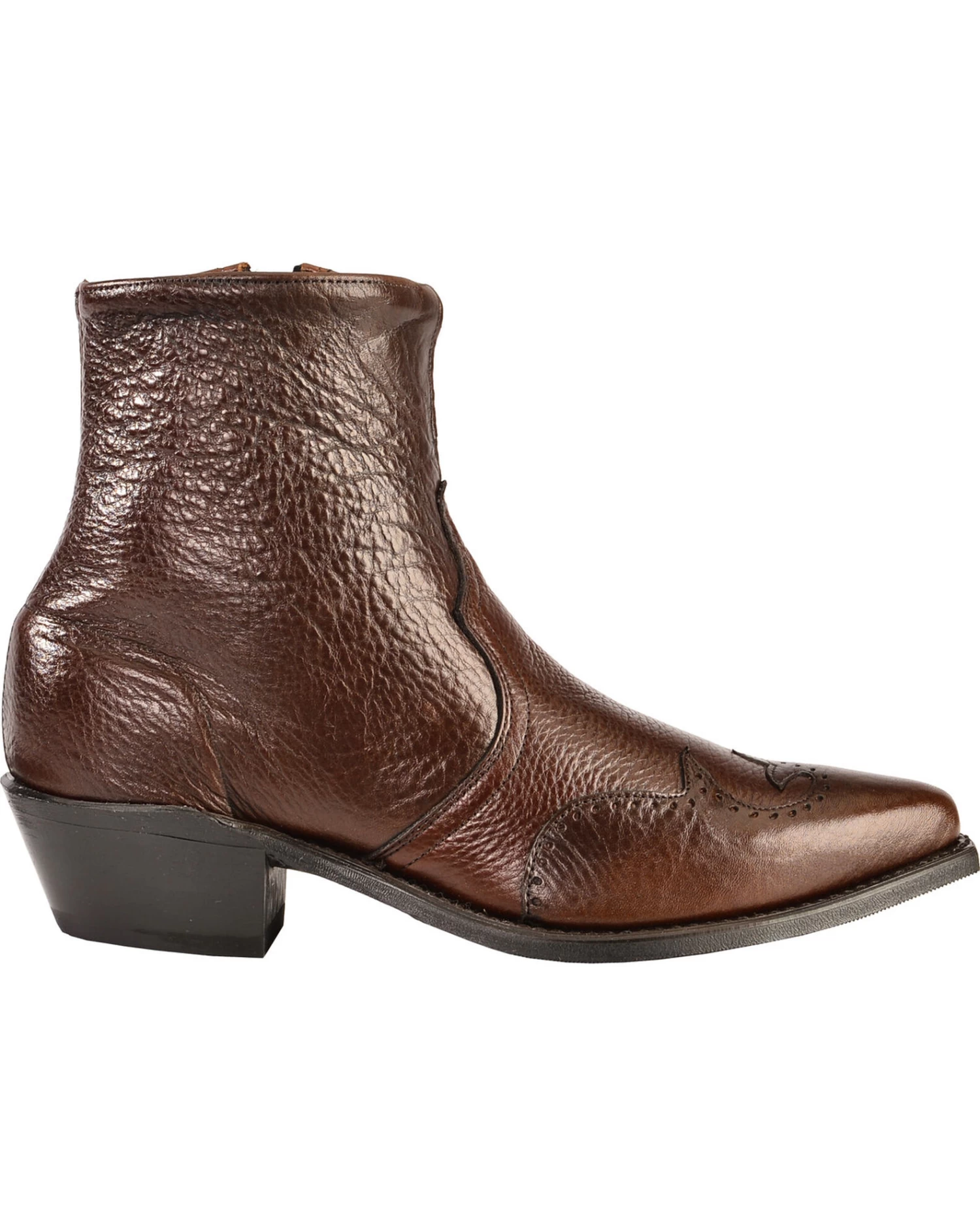 Abilene Men's 7" Wingtip Zip Boots - Image 2