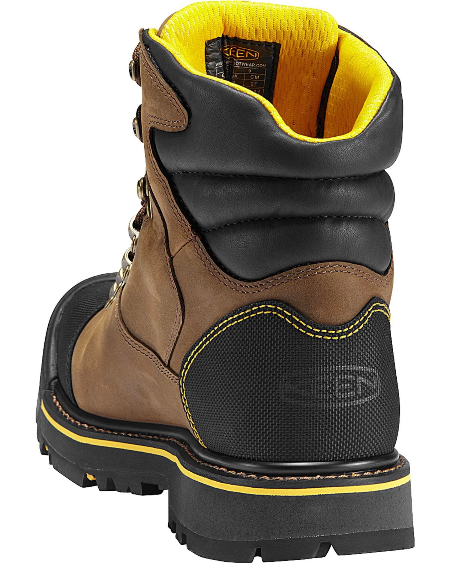 Keen Men's Milwaukee Mid Waterproof Boots - Steel Toe - Image 6