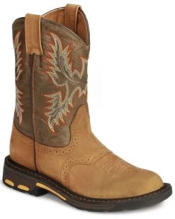 Ariat Boys' Workhog Western Boots - Square Toe