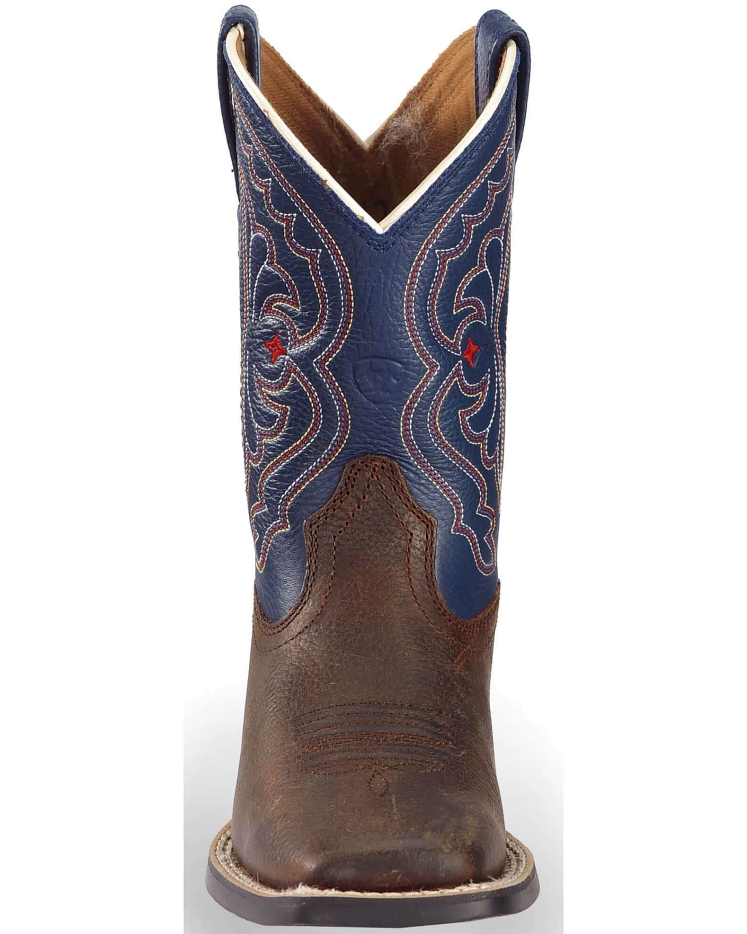 Ariat Boys' Royal Blue Quickdraw Western Boots - Square Toe - Image 4