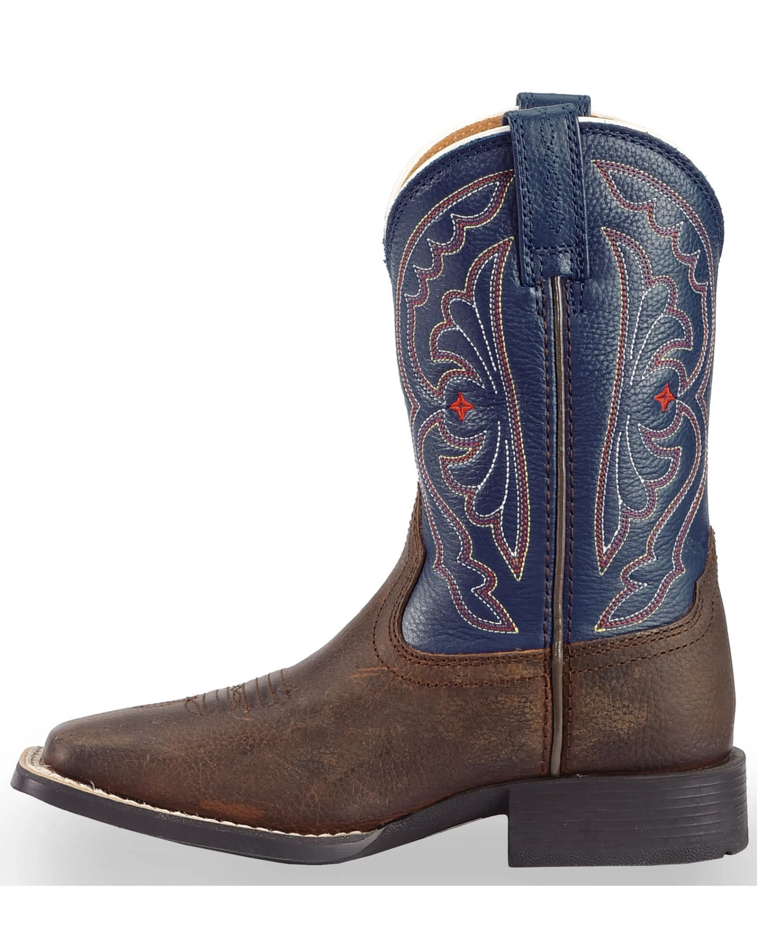 Ariat Boys' Royal Blue Quickdraw Western Boots - Square Toe - Image 3