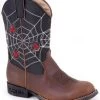 Roper Kid's Light Up Spider Web Western Boots