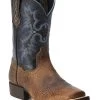 Ariat Boys' Tombstone Western Boots - Broad Square Toe
