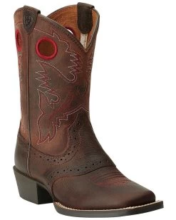 Ariat Boys' Rough Stock Western Boots - Square Toe