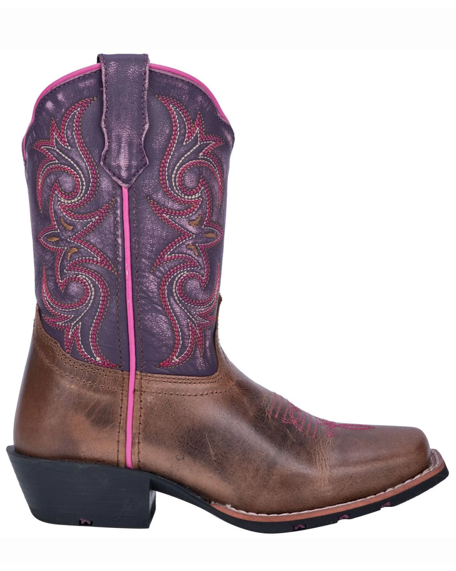 Dan Post Girls' Majesty Western Boots - Square Toe - Image 2