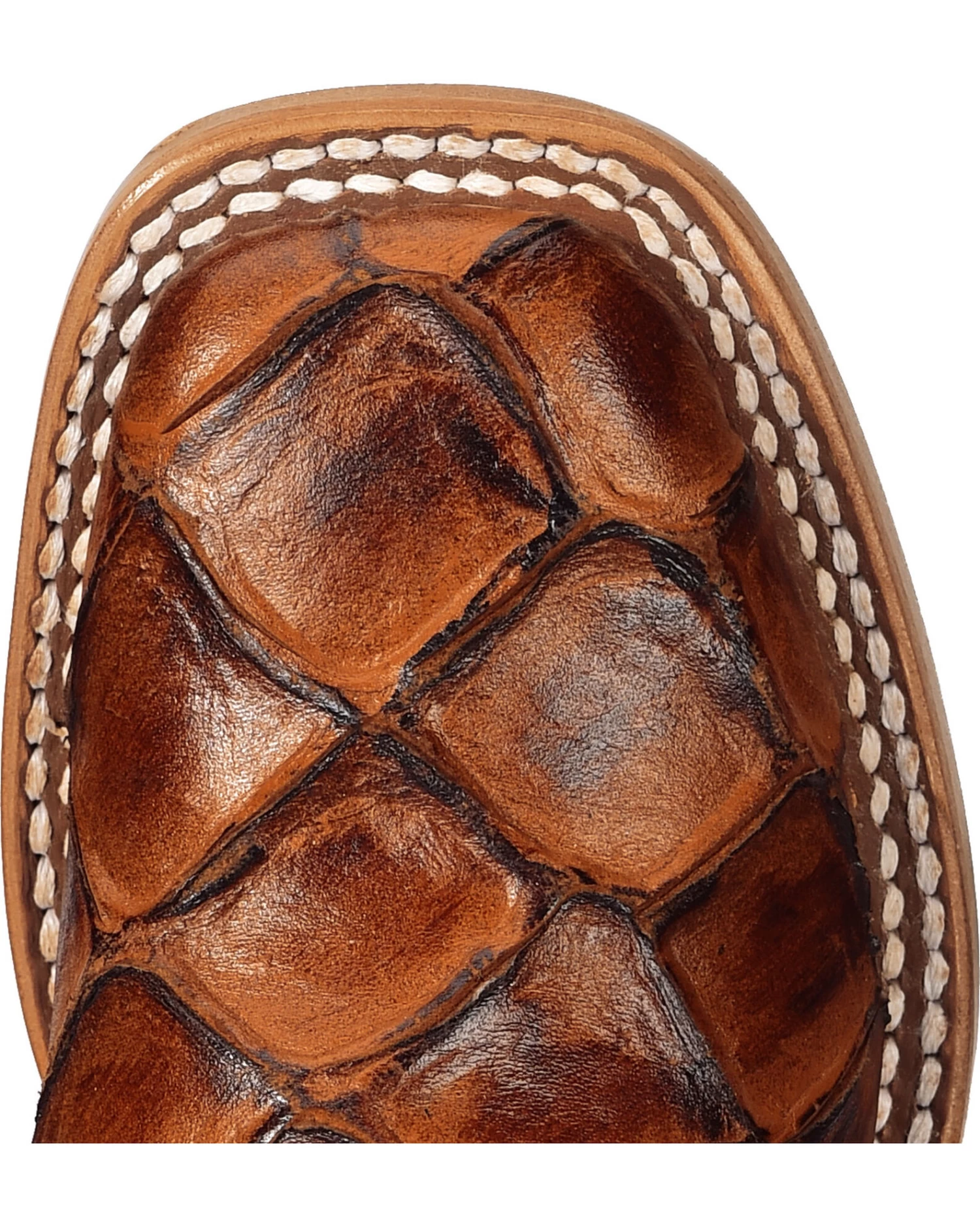 Horse Power Boys' Seas The Day Fish Print Boots - Square Toe - Image 6