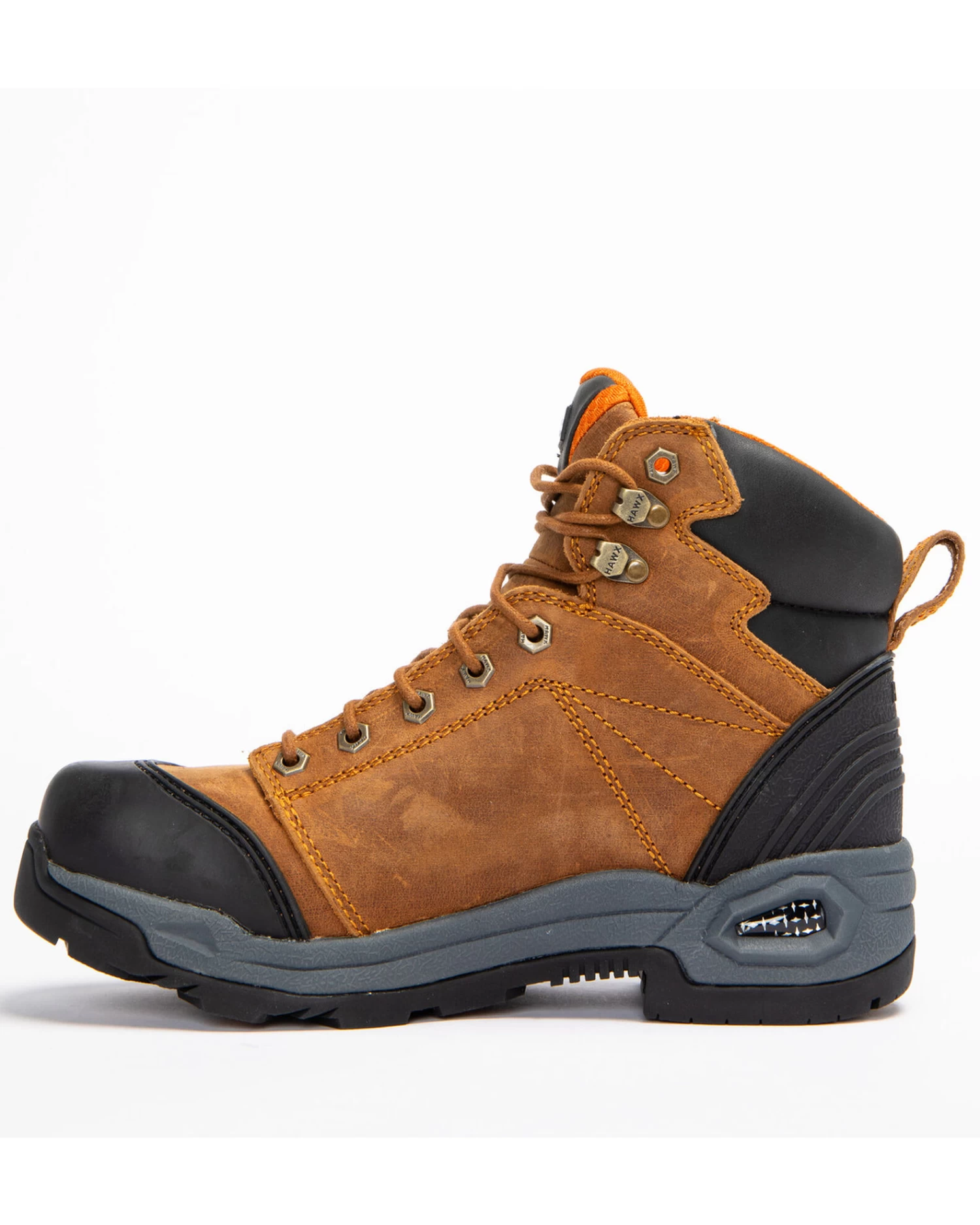 Hawx Men's Lace To Toe Hiker Boots - Round Toe - Image 3