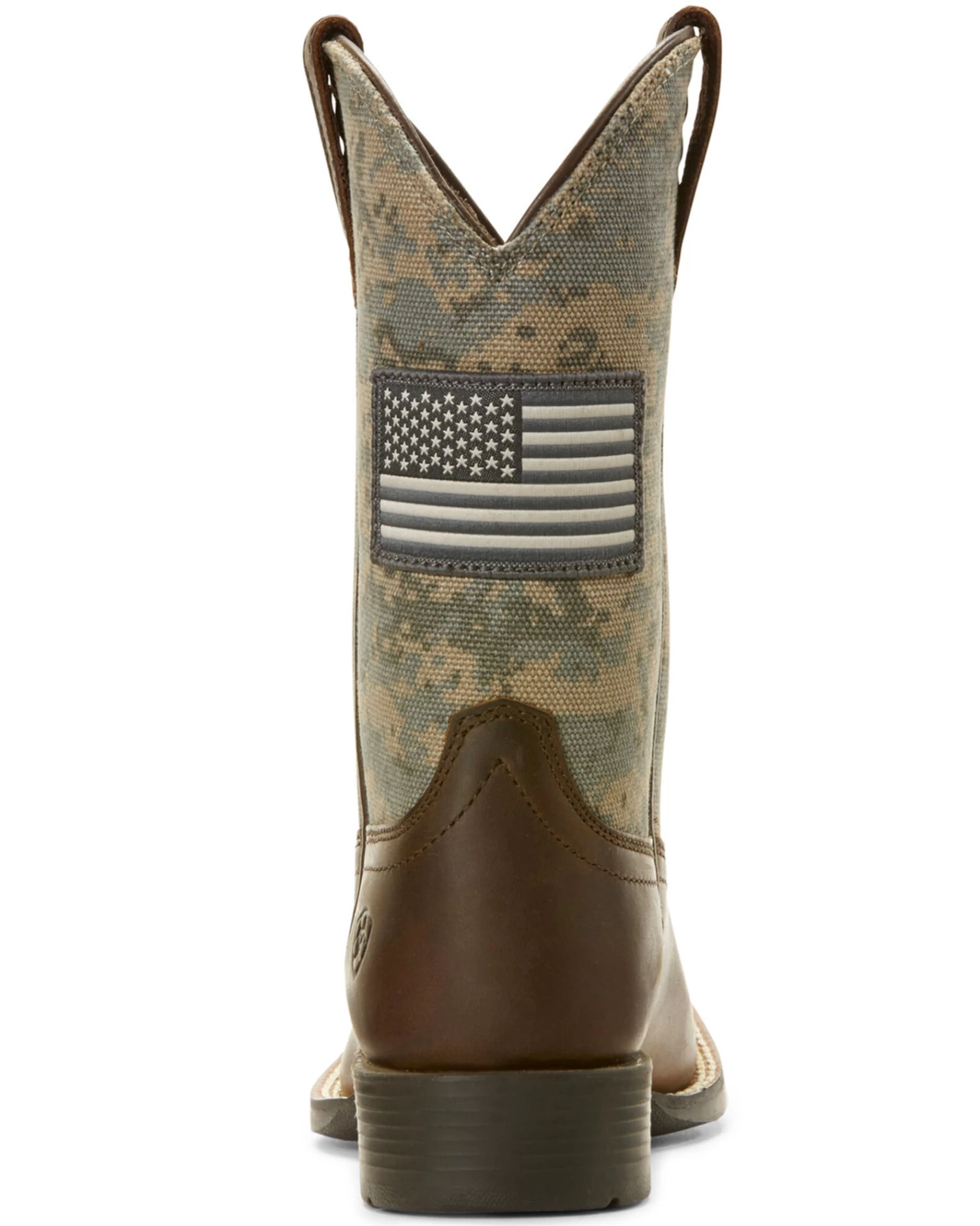 Ariat Boys' Patriot American Flag Western Boots - Broad Square Toe - Image 3