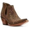 Ariat Women's Dixon Weathered Western Booties - Snip Toe