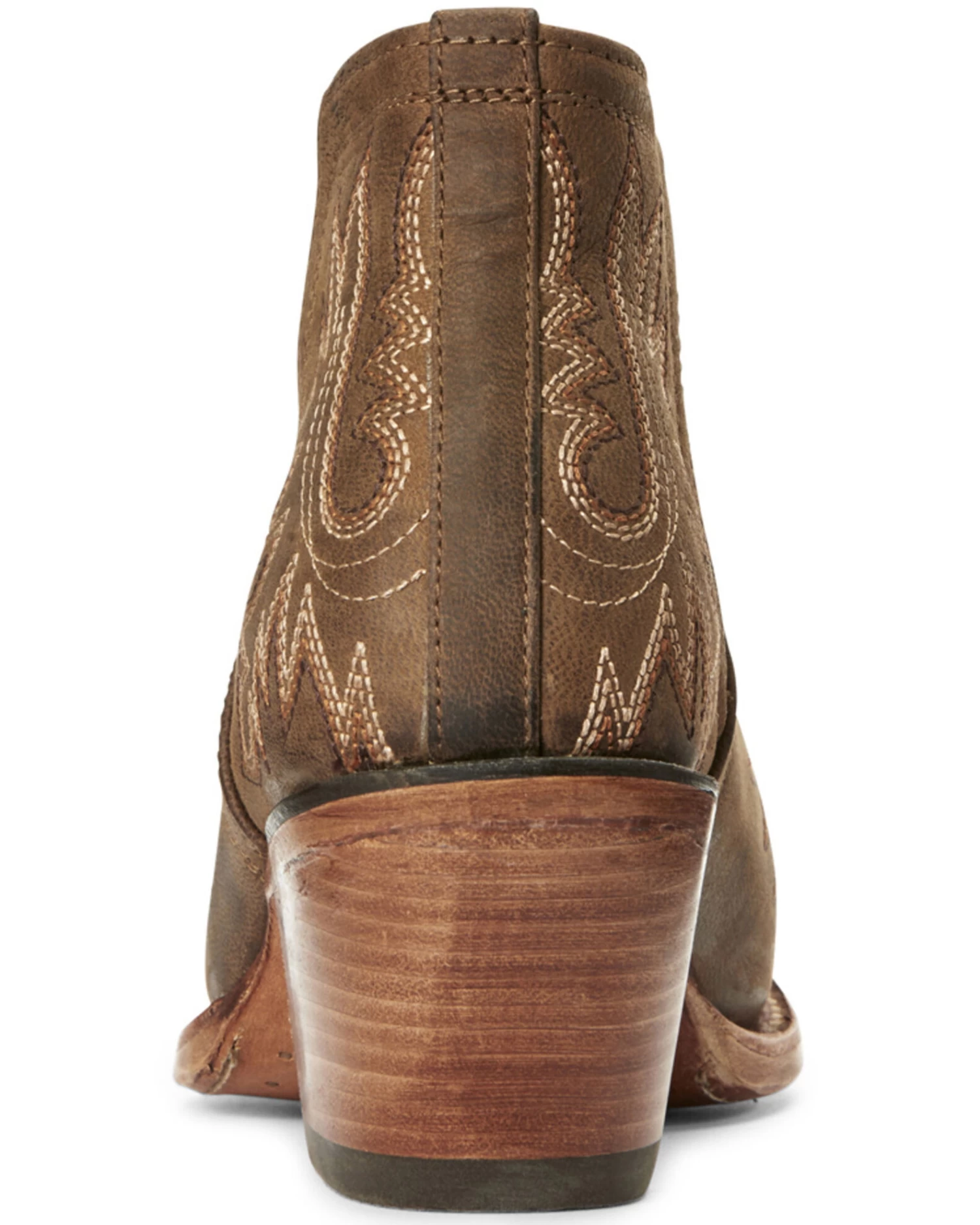 Ariat Women's Dixon Weathered Western Booties - Snip Toe - Image 3