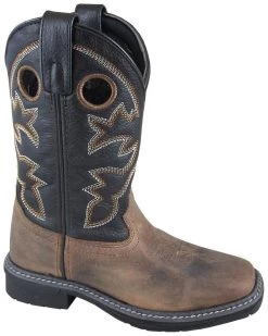 Smoky Mountain Boys' Stampede Western Boots - Square Toe
