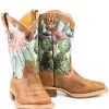 Tin Haul Girls' Cactilicious Embroidered Western Boots - Square Toe