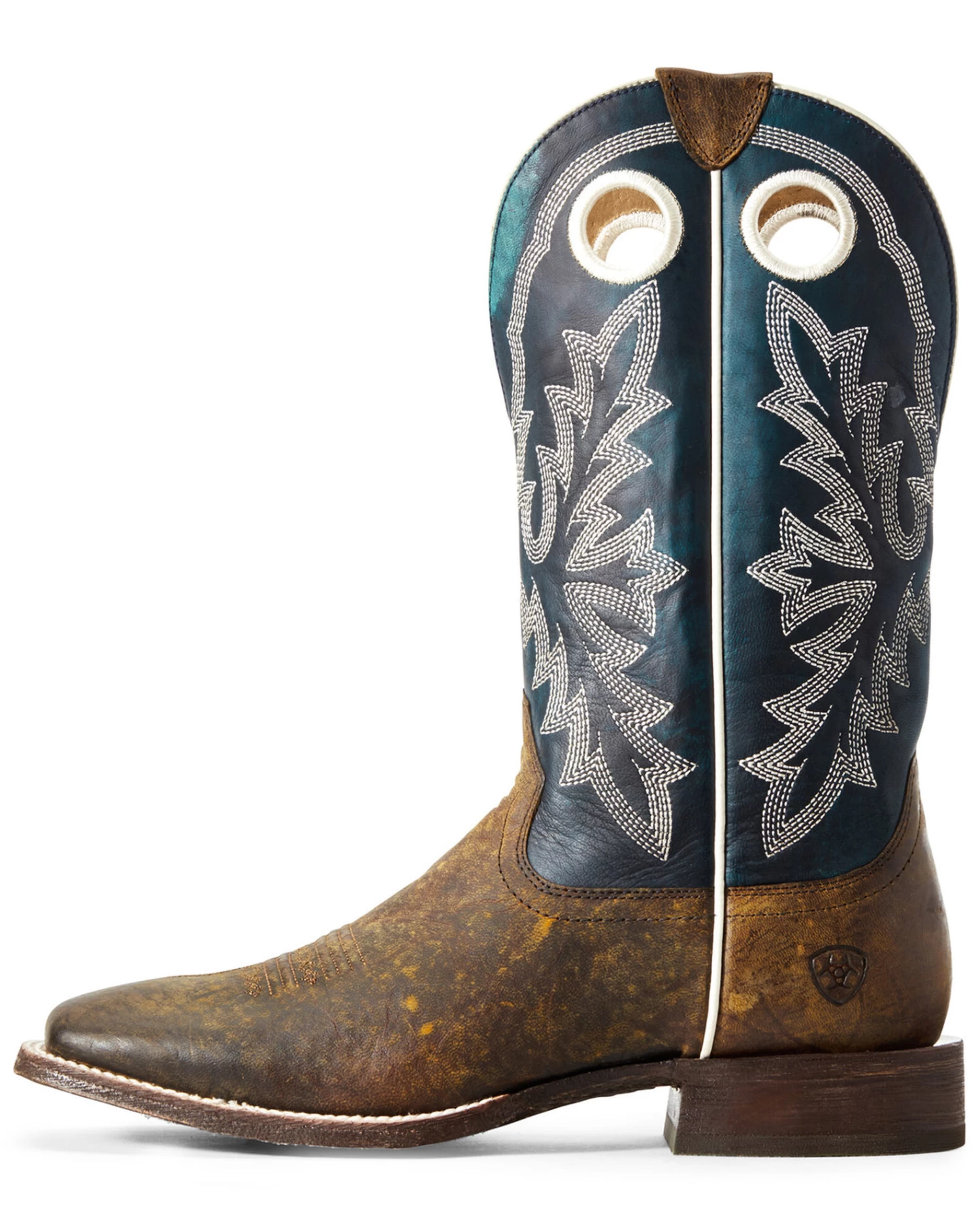 Ariat Men's Circuit Woodsmoke Western Boots - Broad Square Toe - Image 2
