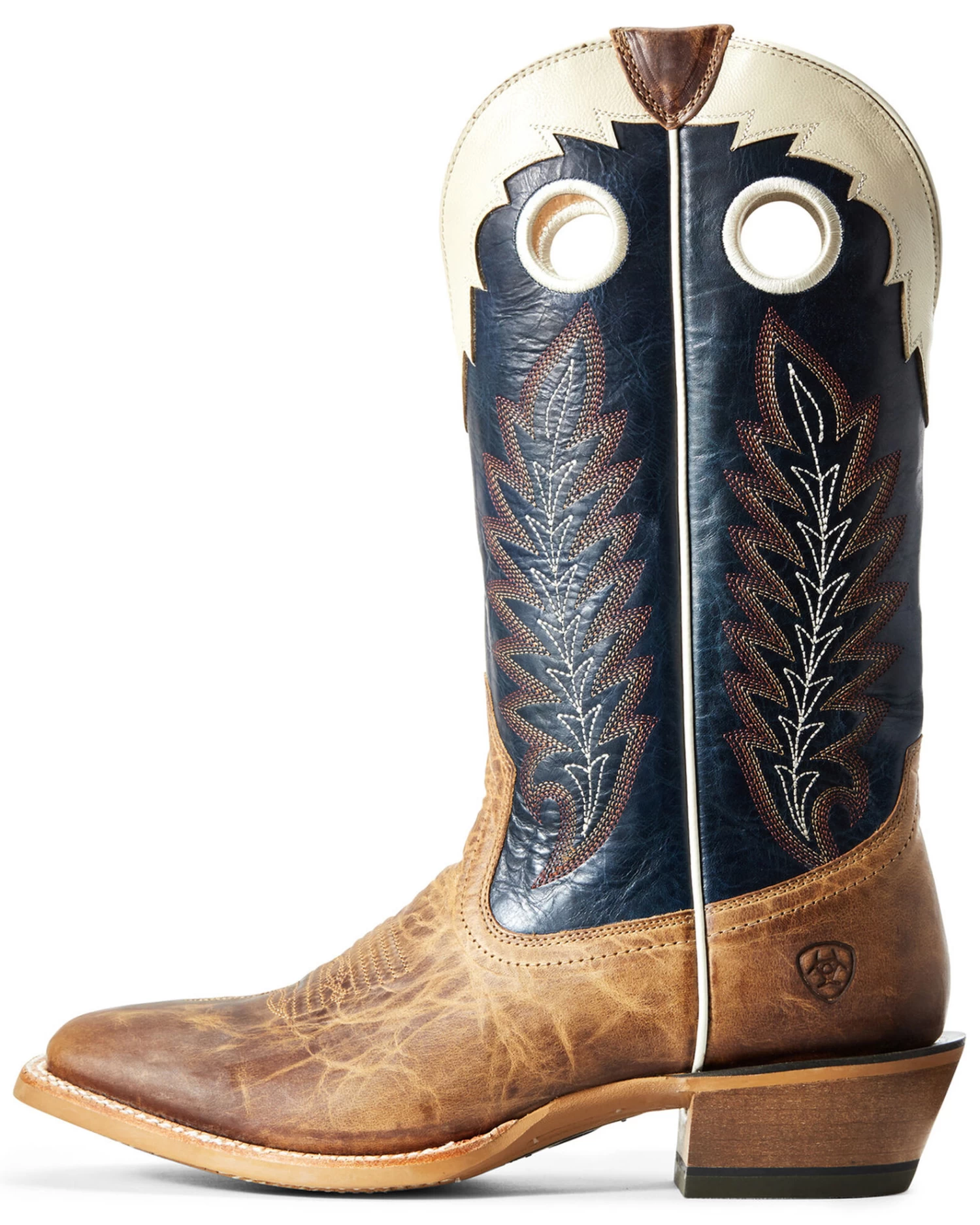 Ariat Men's Wildstock Real Deal Western Performance Boots - Broad Square Toe - Image 2