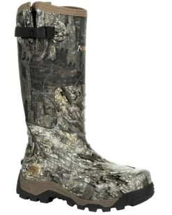 Rocky Men's Sport Pro Rubber Snake Boots - Soft Toe