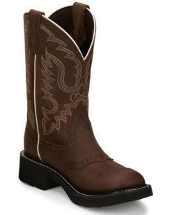 Justin Women's Inji Western Boots - Round Toe