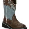 Justin Women's Starlina Western Boots - Broad Square Toe
