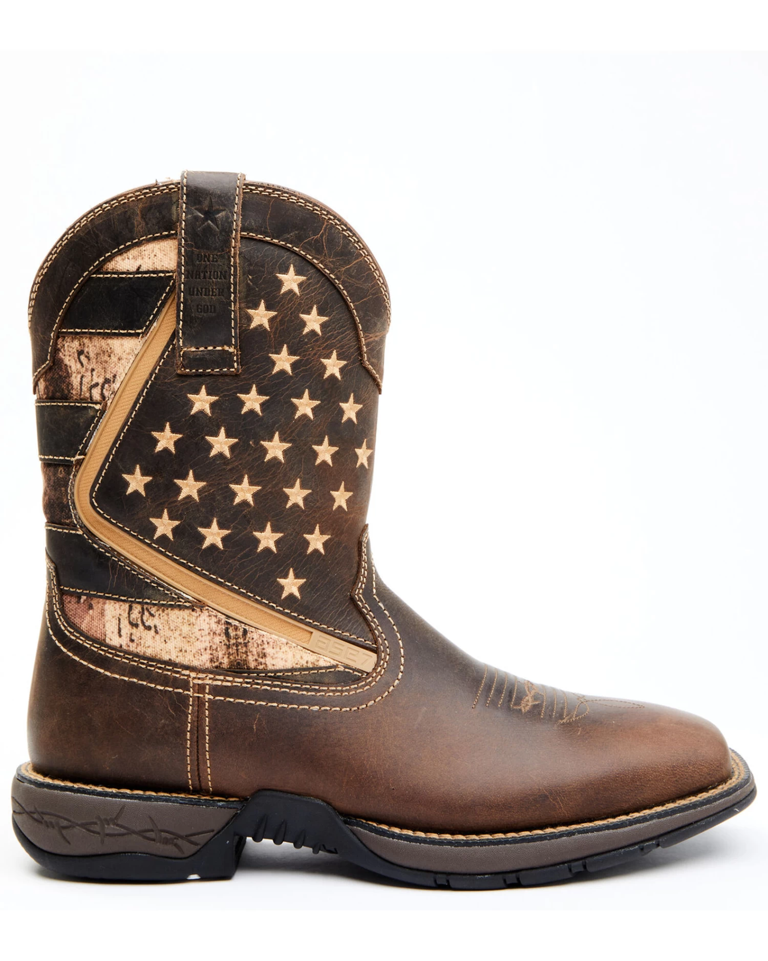 Brothers & Sons Men's Star Lite Performance Western Boots - Broad Square Toe - Image 2