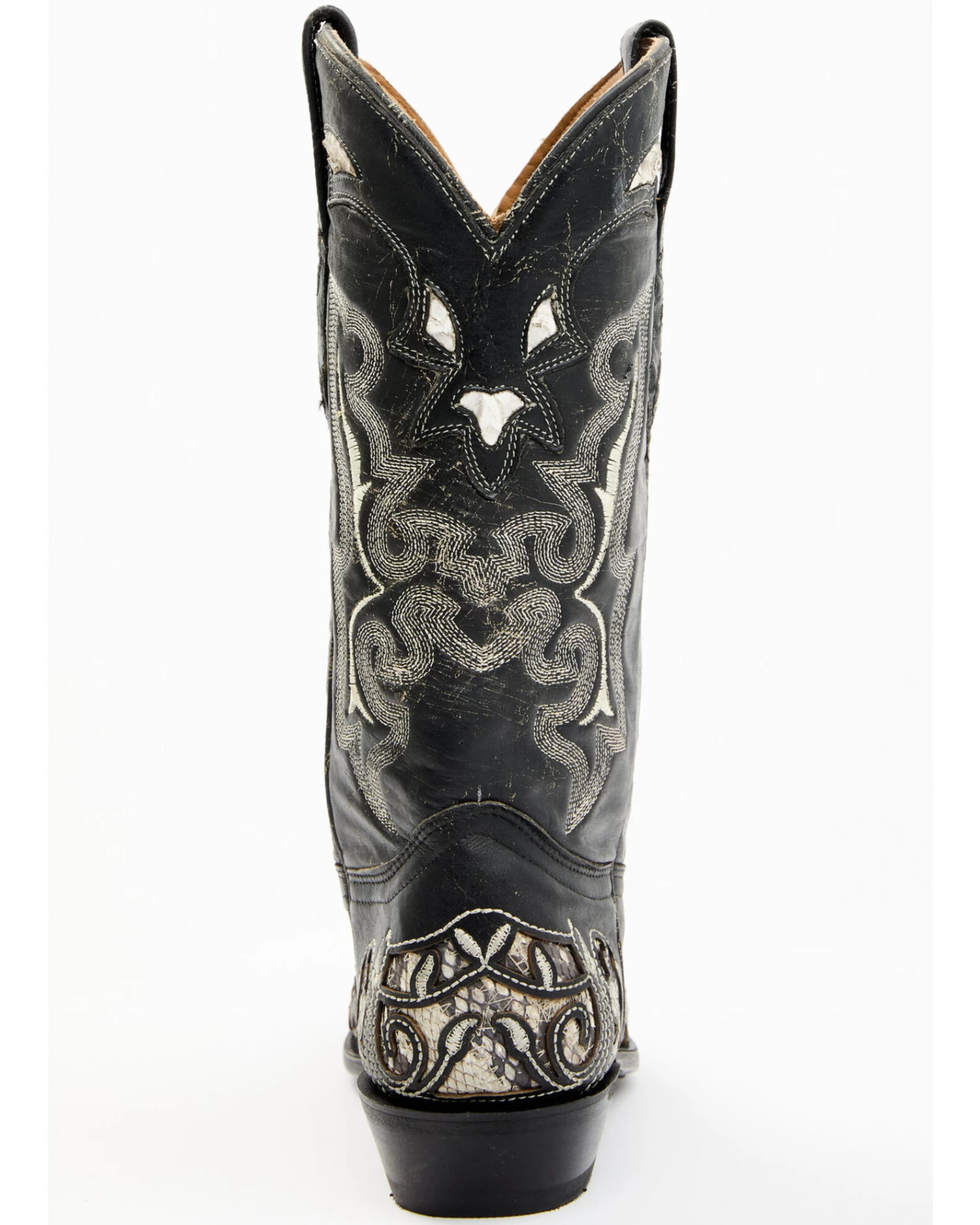 Corral Men's Exotic Python Skin Inlay Western Boots - Snip Toe - Image 5