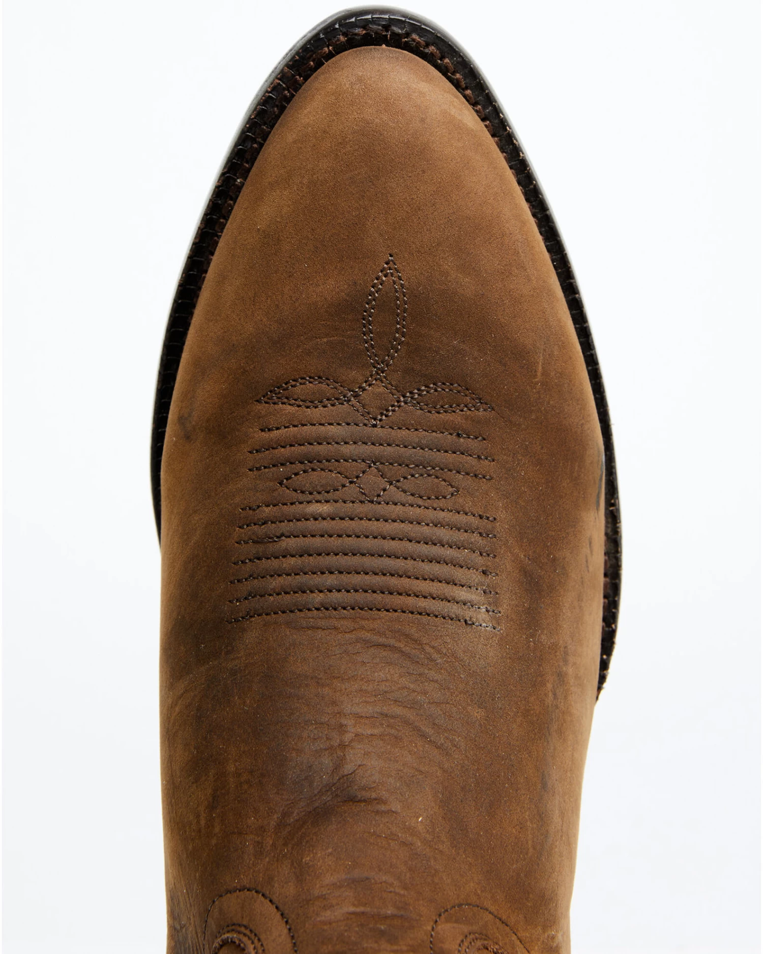 El Dorado Men's Brown Western Boots - Round Toe - Image 6