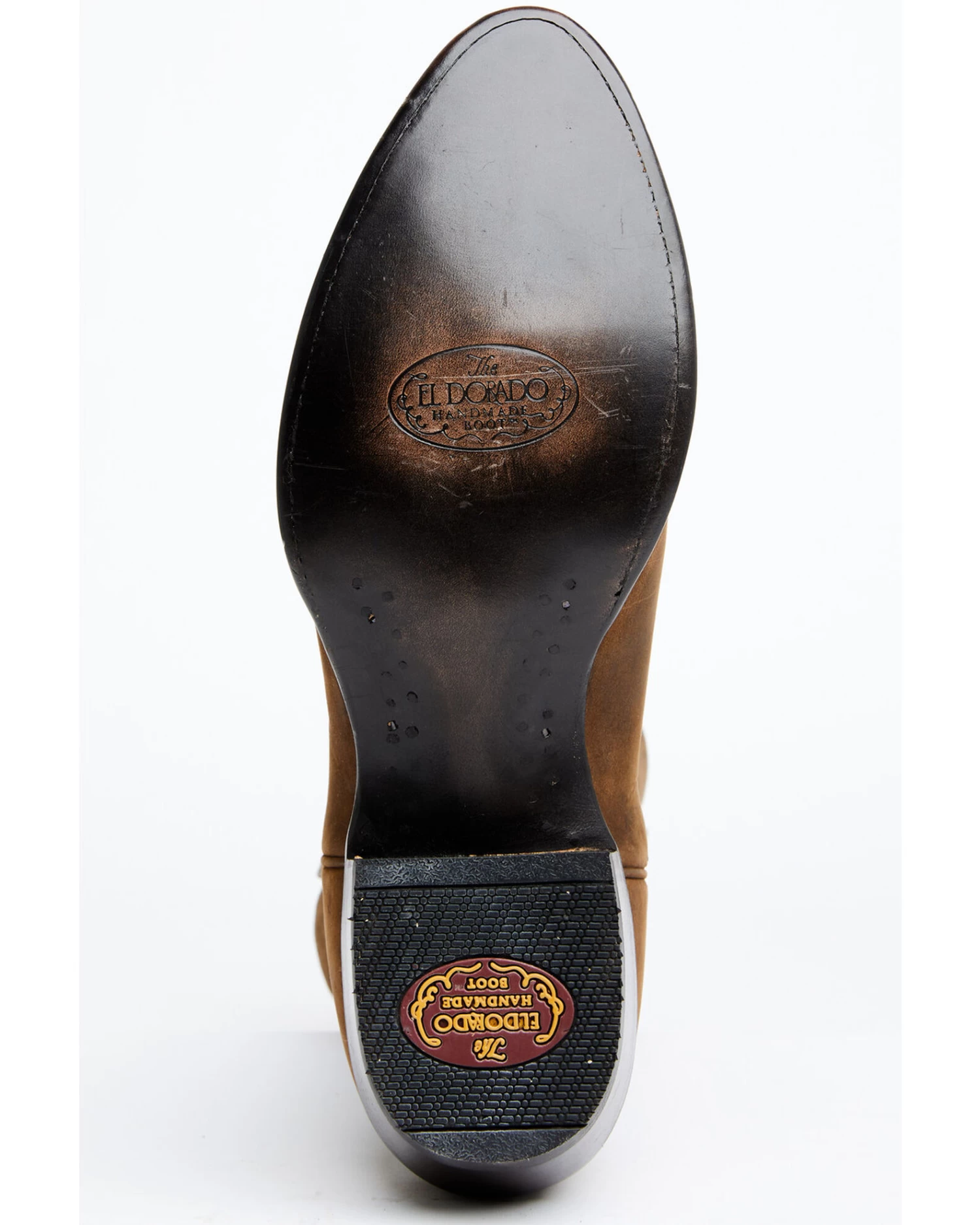 El Dorado Men's Brown Western Boots - Round Toe - Image 7