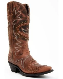 Laredo Women's Distressed Sidewinder Western Boots - Snip Toe