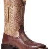 Ariat Men's Smooth Quill Ostrich Night Life Ultra Exotic Western Boot - Broad Square Toe 