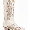Caborca Silver By Liberty Black Women's Ely Inlay Western Boots - Snip Toe