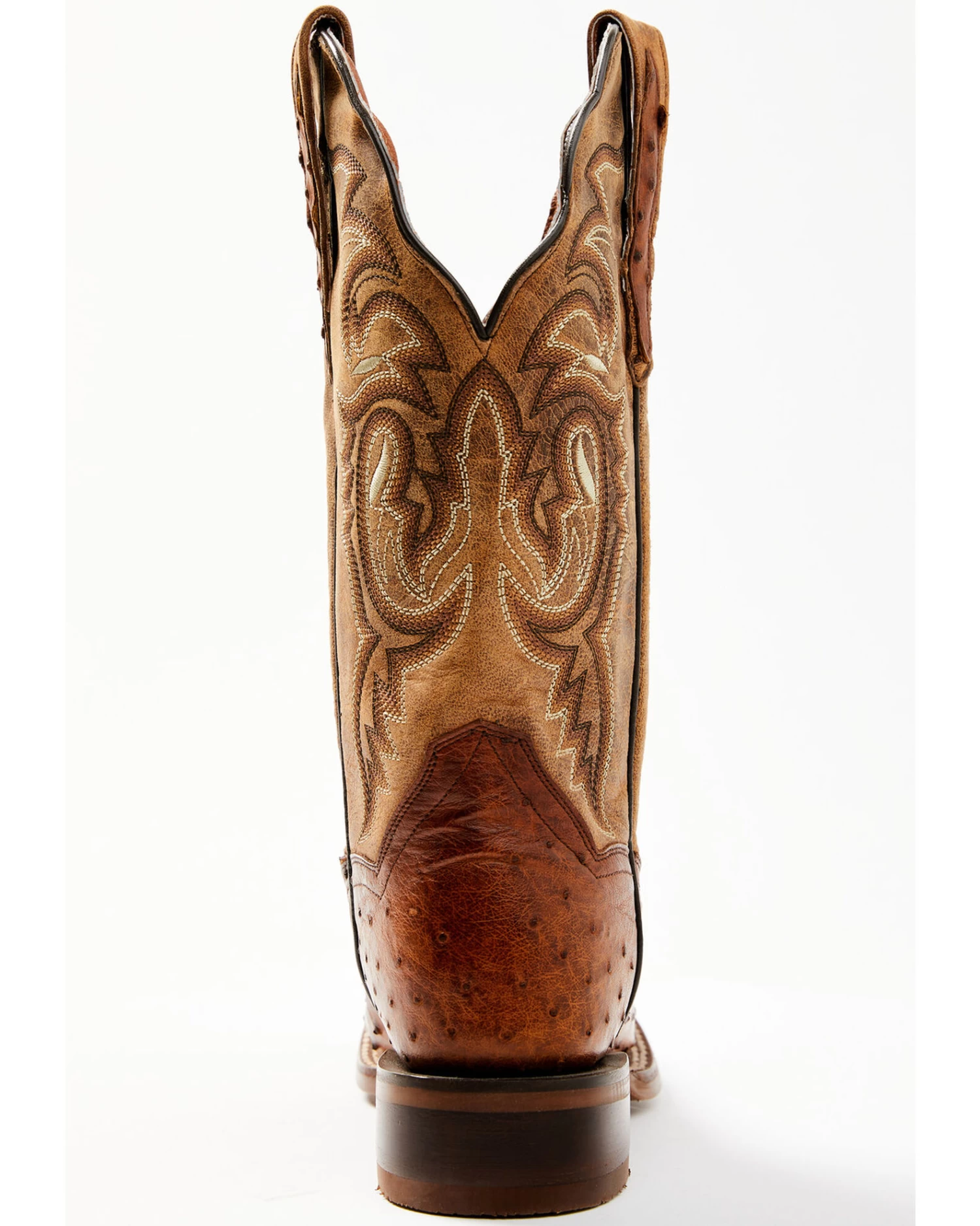 Dan Post Women's Exotic Full-Quill Ostrich Western Boots - Broad Square Toe - Image 5