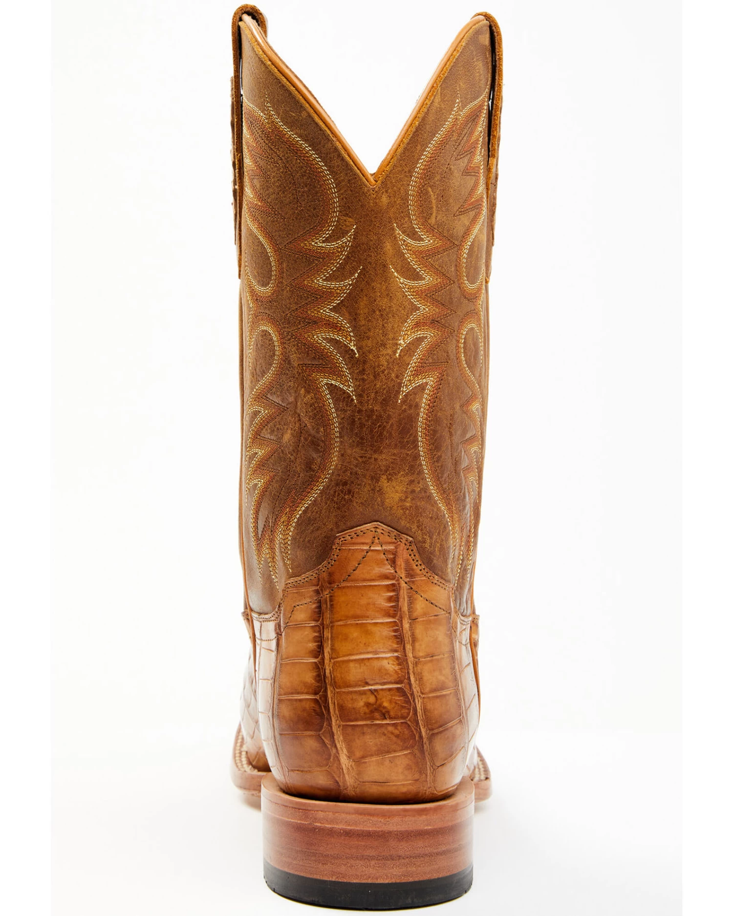 Cody James Men's Caiman Cognac 12" Exotic Western Boots - Broad Square Toe - Image 5