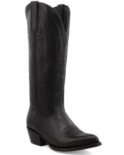 Black Star Women's Eden Stitched Onyx Western Boot - Pointed Toe