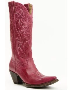 Idyllwind Women's Coming Up Roses Leather Western Boots - Snip Toe 