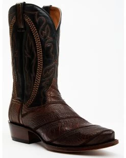 Dan Post Men's Exotic Ostrich Leg Western Boots - Snip Toe 