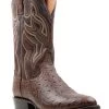 Dan Post Men's 12" Hand Quill French Exotic Western Boots - Medium Toe