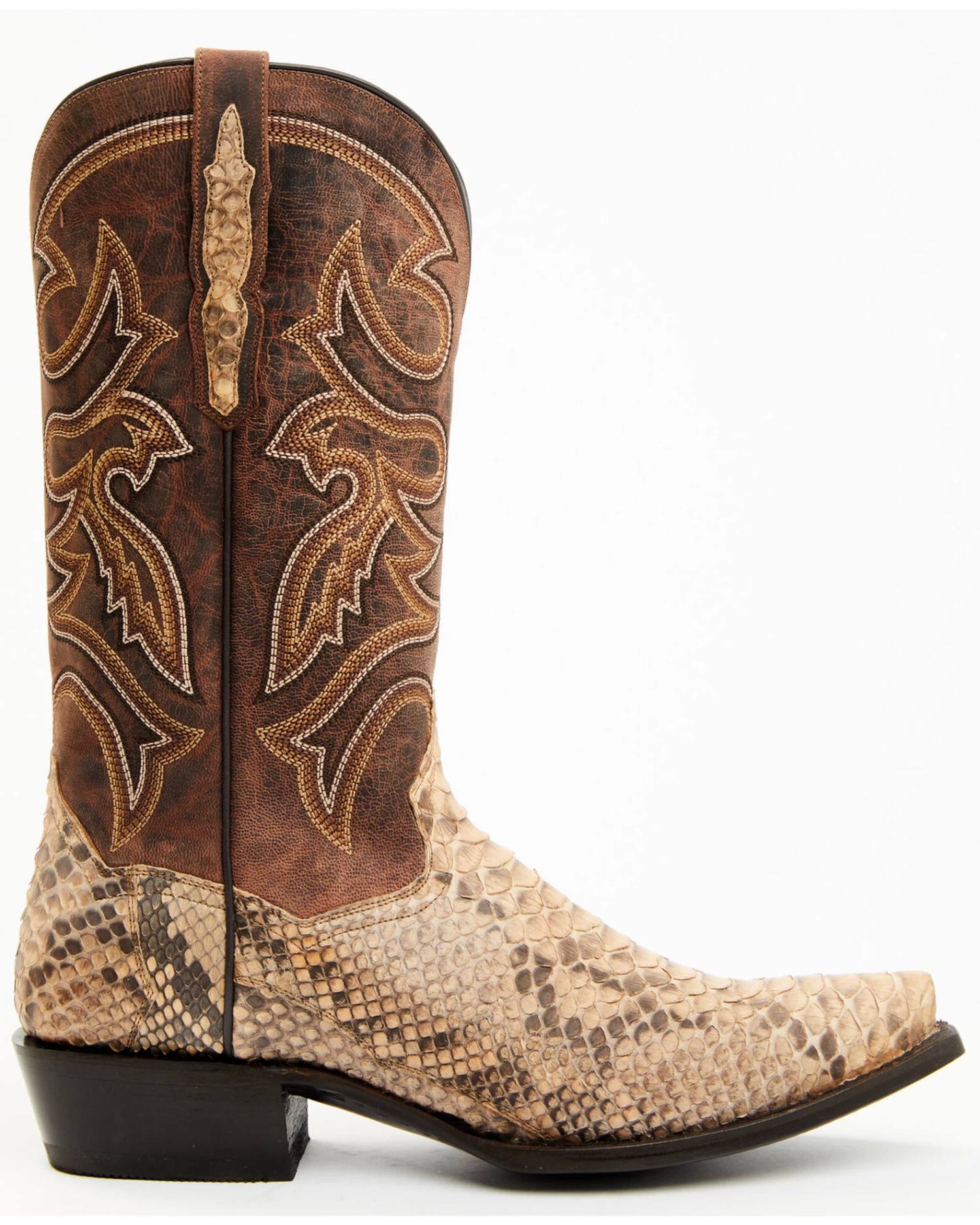 Dan Post Men's Exotic Python Western Boots - Snip Toe - Image 2