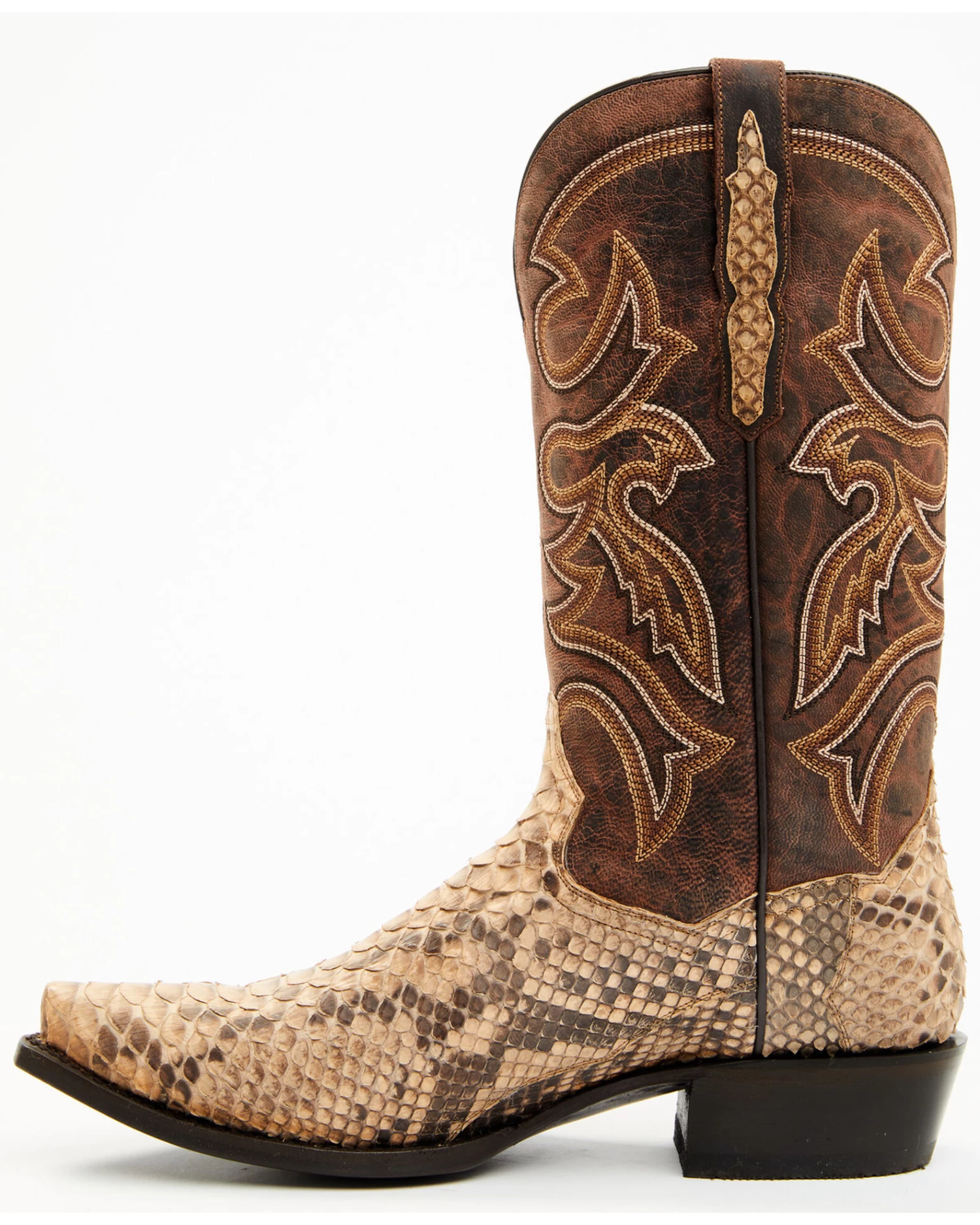 Dan Post Men's Exotic Python Western Boots - Snip Toe - Image 3