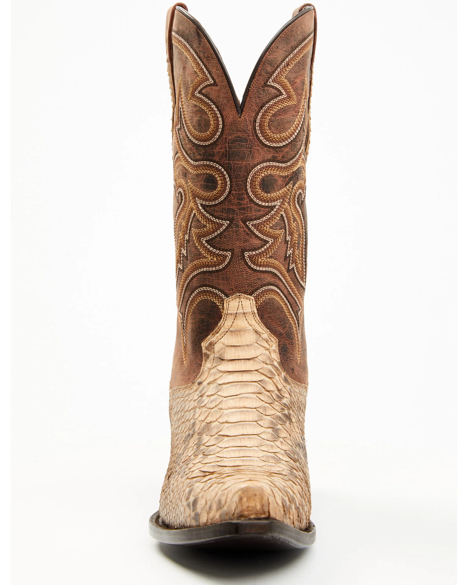 Dan Post Men's Exotic Python Western Boots - Snip Toe - Image 4