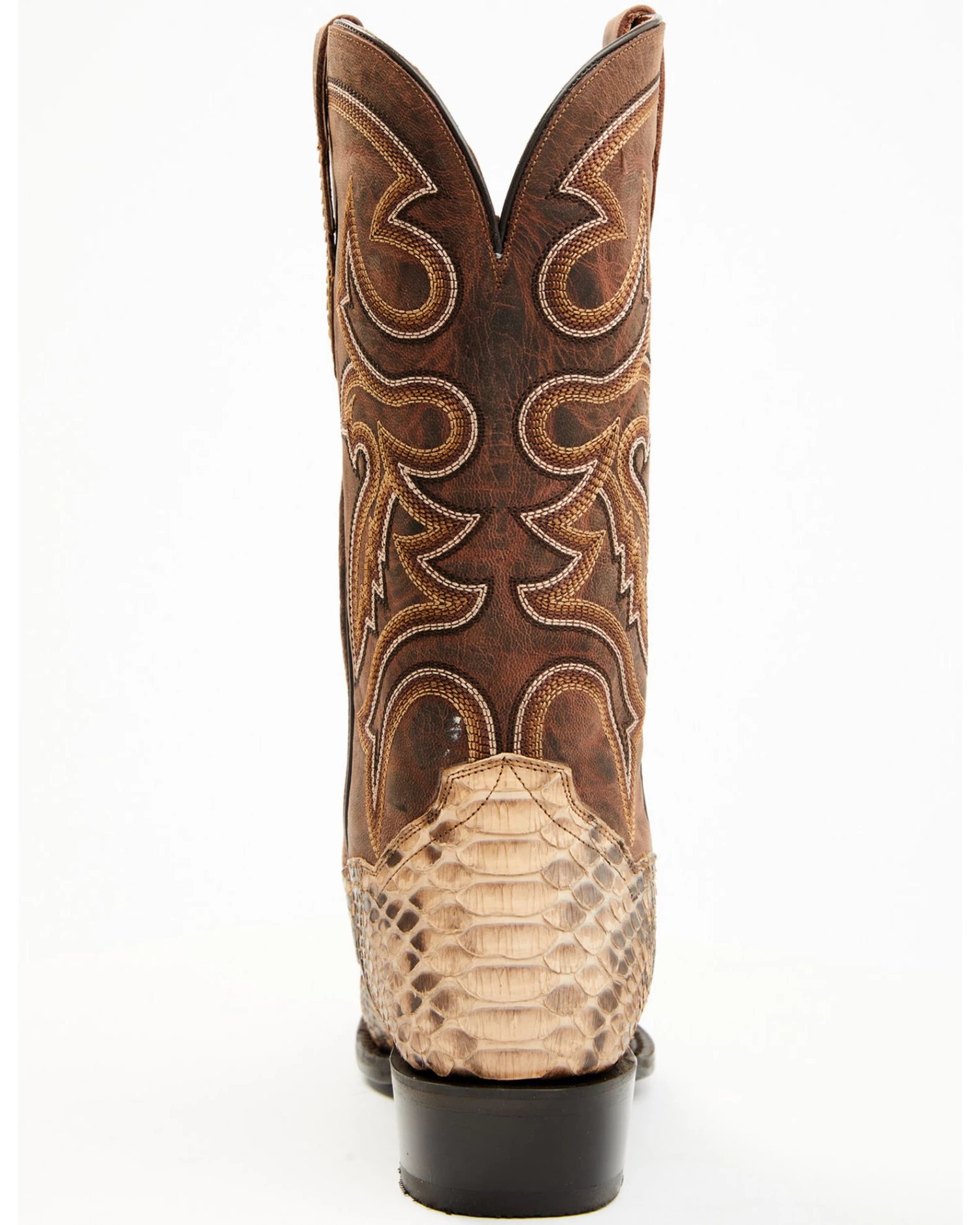 Dan Post Men's Exotic Python Western Boots - Snip Toe - Image 5