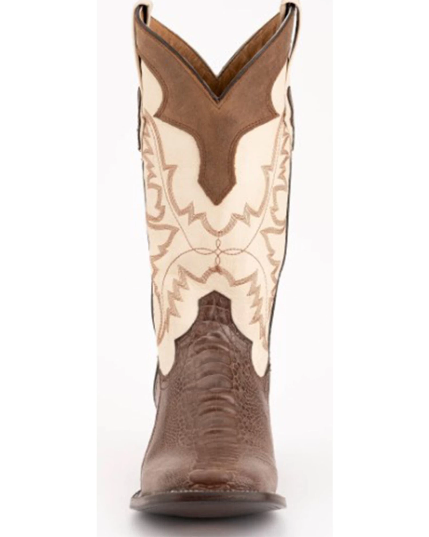 Ferrini Men's Nash Exotic Ostrich Leg Western Boots - Square Toe - Image 4