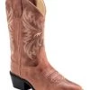Old West Girls' Cactus Pink Western Boots - Medium Toe