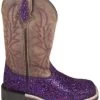 Smoky Mountain Toddler Girls' Ariel Glitter Western Boots - Broad Square Toe